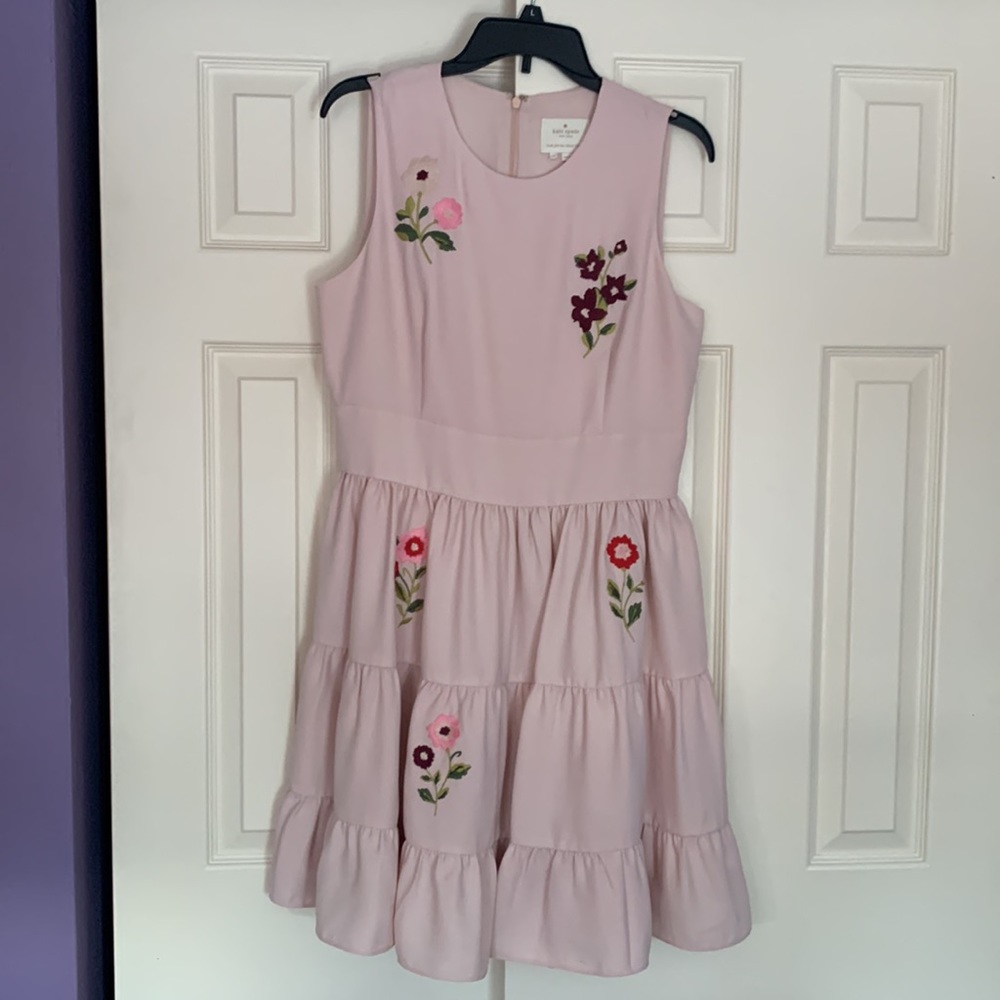 Kate spade embroidered floral dress size 12